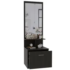 TUHOME - Velador Multifuncional Z-54 Wengue Con Espejo 170x54x47 Cm