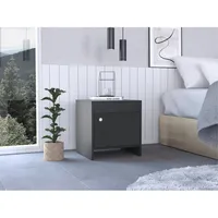 Velador 1 Puerta - Negro 41.6x40x35.2 cm