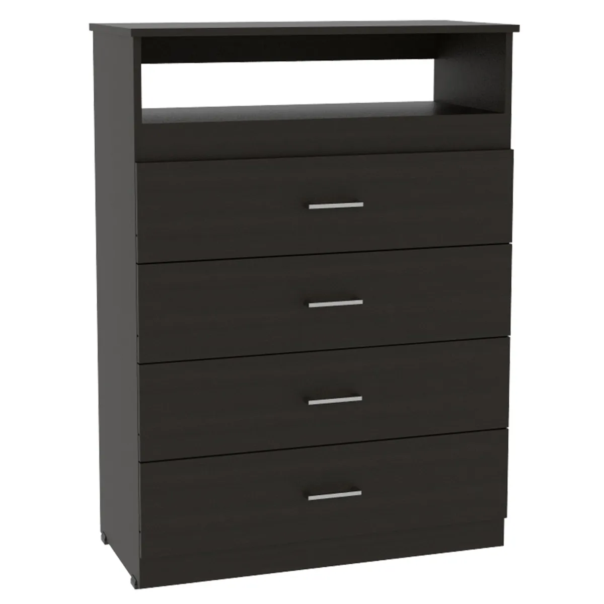 TUHOME - Cómoda Z-80 4 Cajones Tv 40 Wengue