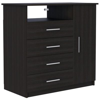 Imagen 2 del producto Cómoda Z-91 Tv 40 4 Cajones 1 Puerta Wengue