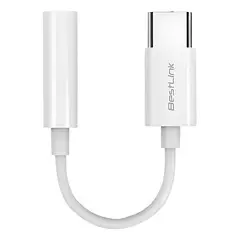 GENERICO - Adaptador Audio Usb Tipo C A Plug Jack 3.5mm Bestlink