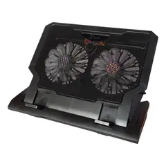UTEK - Base Cooler Notebook 12-17 Doble Ventilador De 14cm