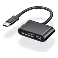 GENERICO - Lector Memoria Otg Tipo C A Sd Tf Pendrive Para Win MacOs