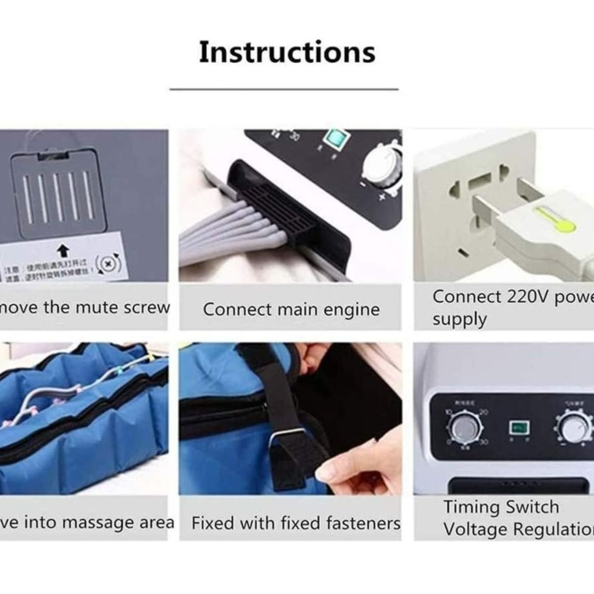 U BUY - Masaje Piernas Electrico Masajeador Piernas Presoterapia