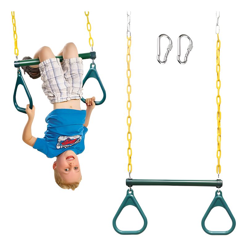 TOYUN TOYUN - Niño Barra Trapecio Más Anillos Y Accesorios Gimnasia