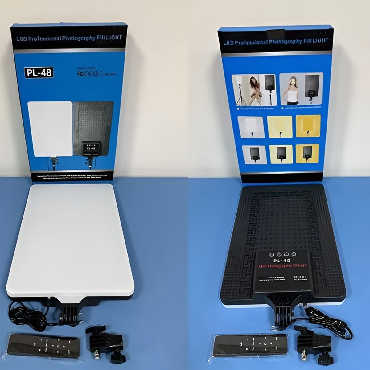 GENERICO - Panel De Iluminación Luz Led Para Estudio Fotografía Pl-48