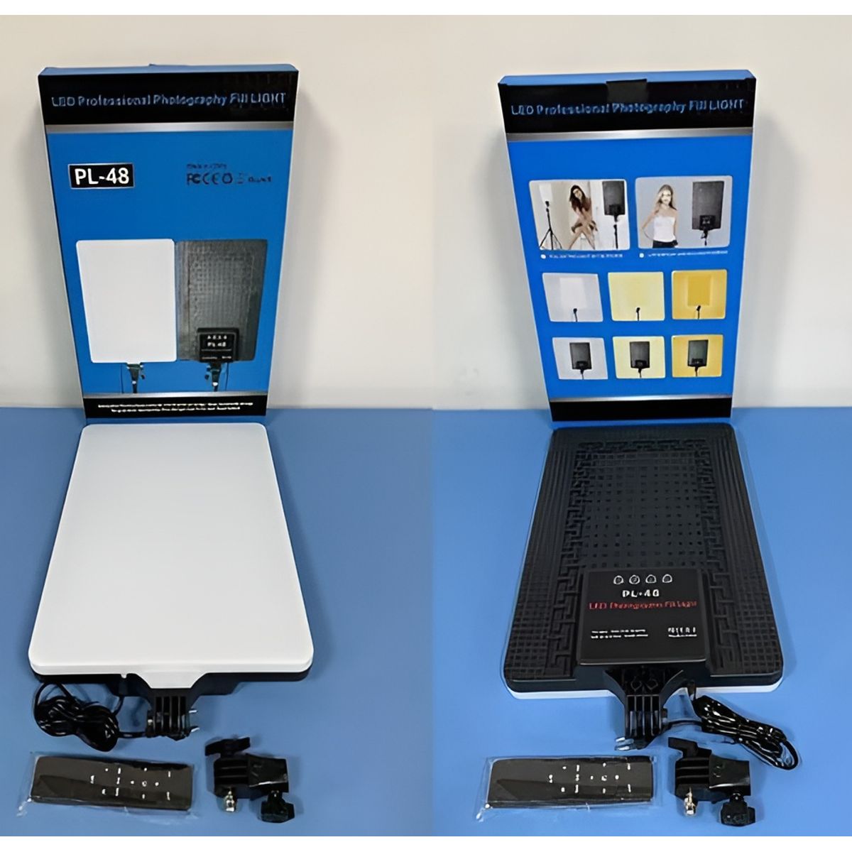 GENERICO - Panel De Iluminación Luz Led Para Estudio Fotografía Pl-48