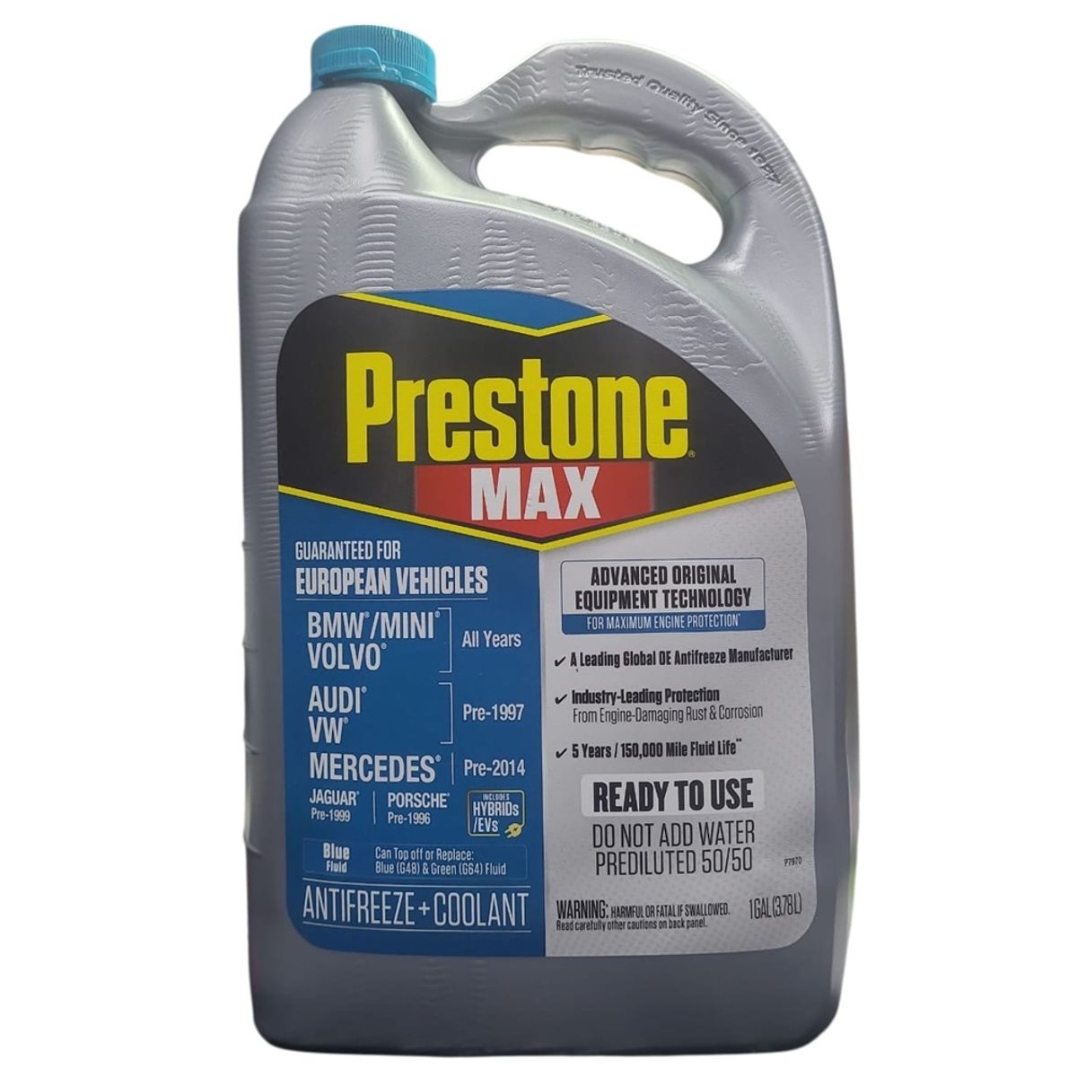 PRESTONE - Refrigerante Y Anticongelante Prestone 50/50 Turquesa 3.8l