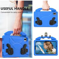 Carcasa Niños Anti Golpe Para Tablet Samsung A9+ Plus Azul