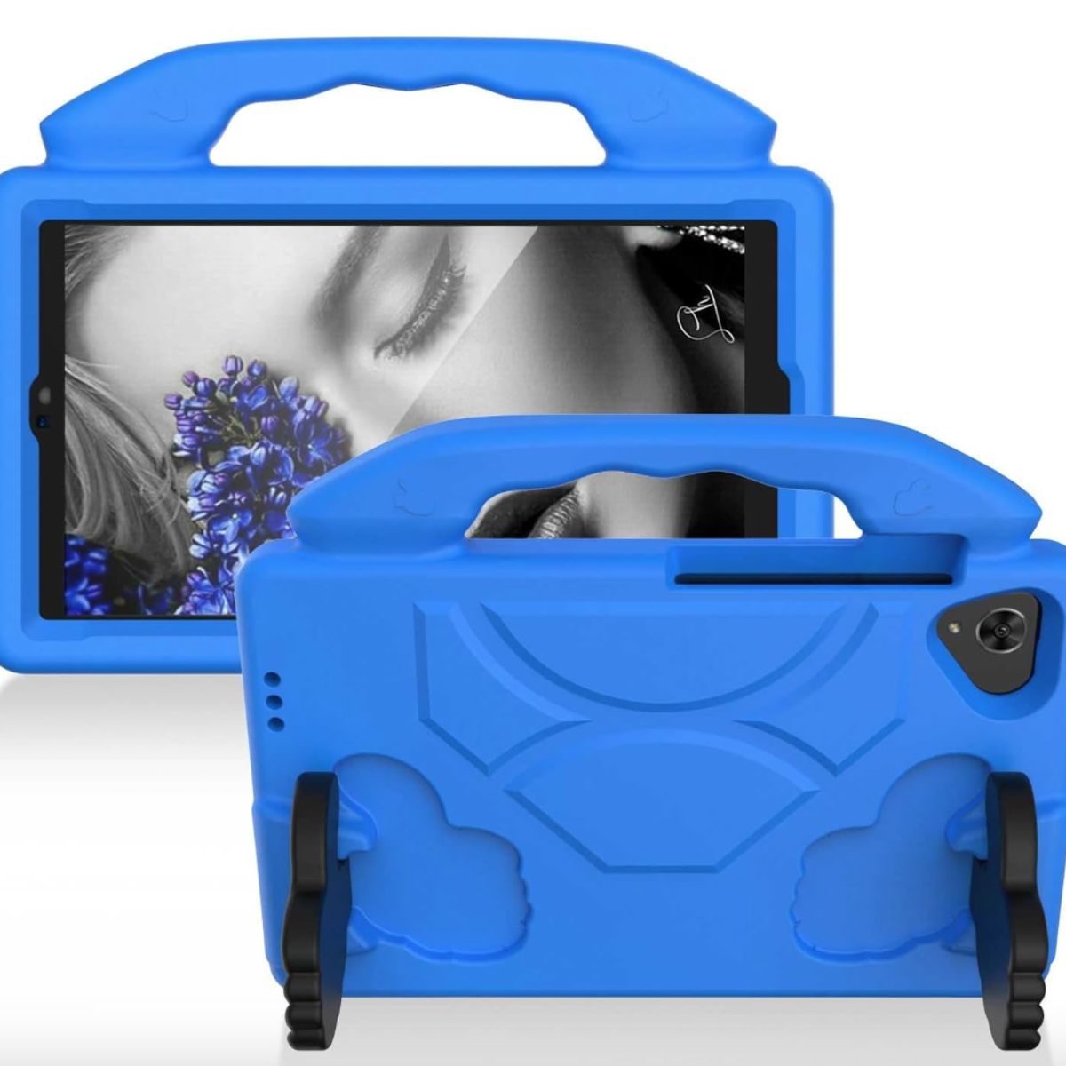 GENERICO - Carcasa Niños Anti Golpe Para Tablet Samsung A9+ Plus Azul