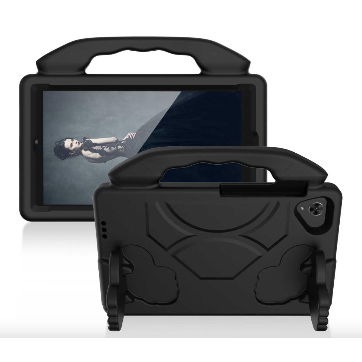 GENERICO - Carcasa Niños Anti-golpes Para Tablet Samsung A9+ Plus Negro