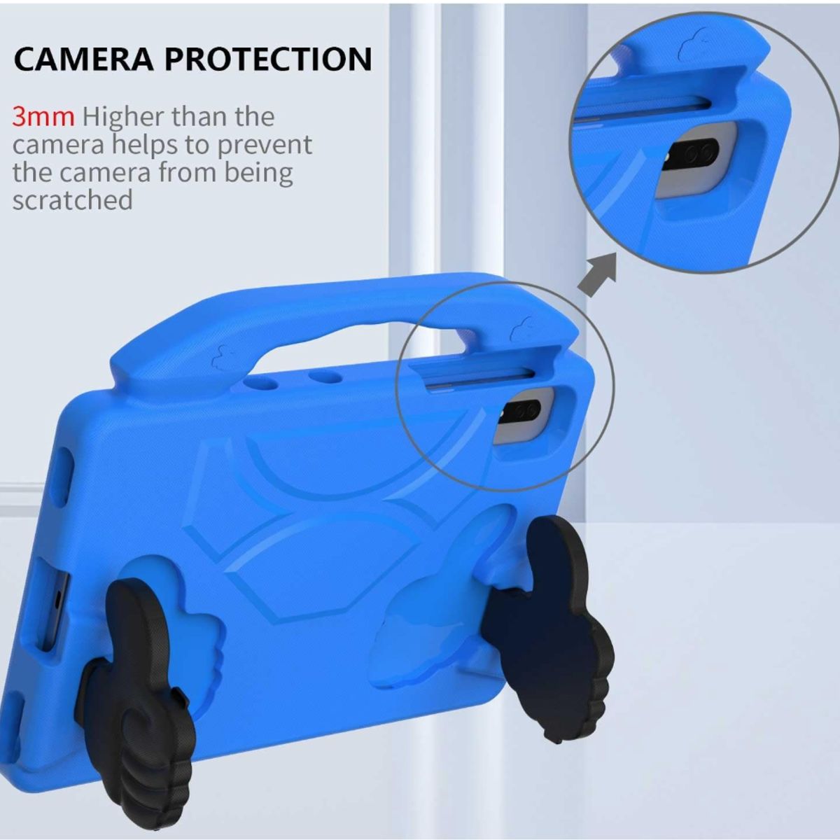 GENERICO - Carcasa Niños Anti-golpes Para Tablet Samsung A9+ Plus Negro