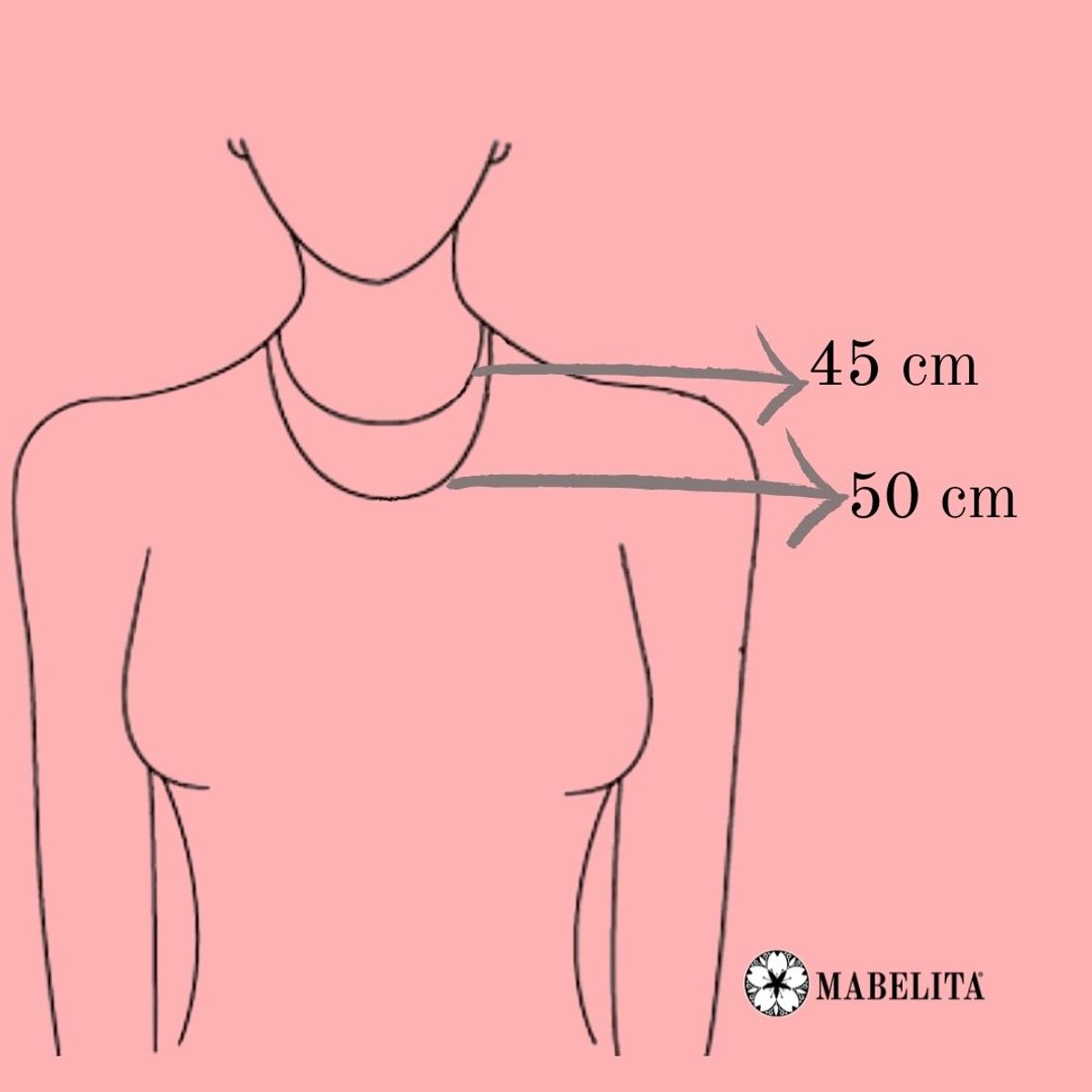 MABELITA - Cadena de Plata con Inicial y Cristal - M