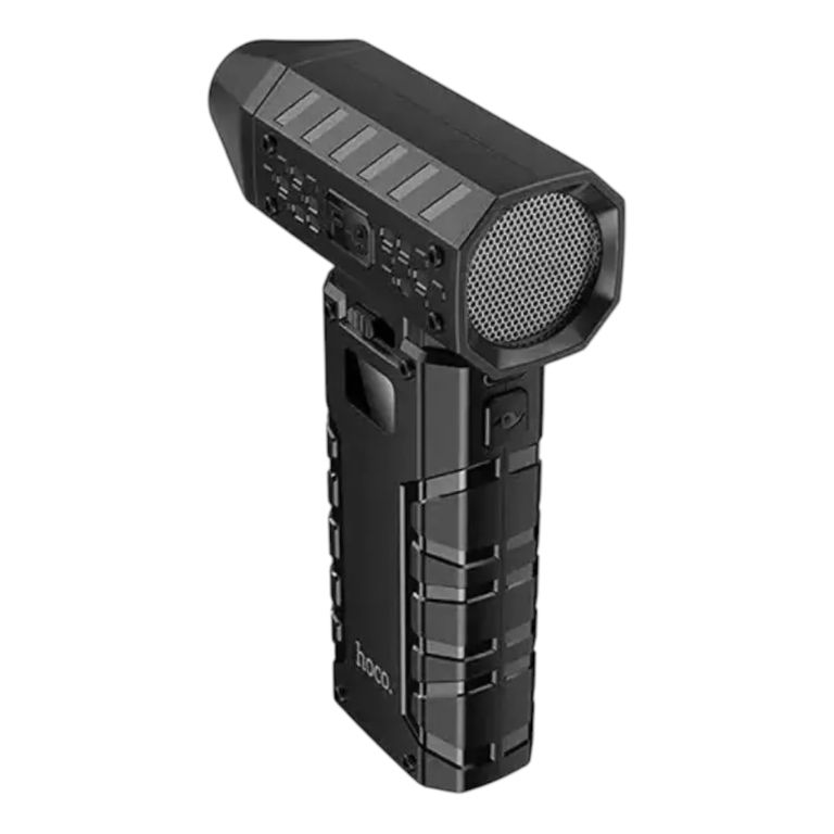 HOCO Ventilador portátil HX67 alta velocidad 80000RPM con linterna LED