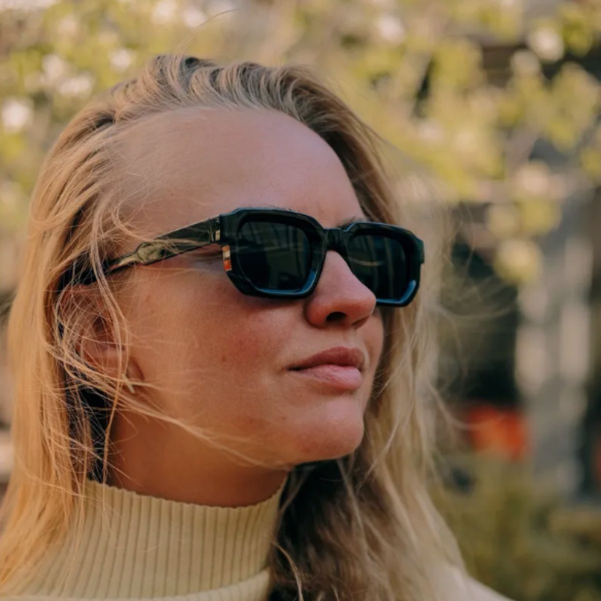 GENERICO - Lentes Gafas De Sol Retro Hombre Mujer Uv400 Estuche + Paño