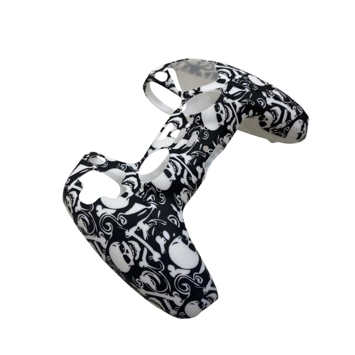 GENERICO - Funda Protectora Silicona Mando Compatible PlayStation Calabera