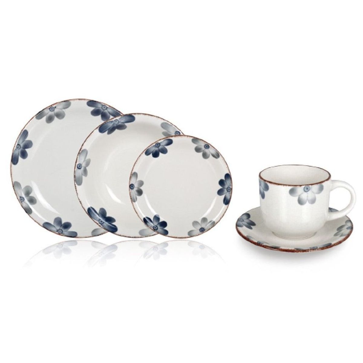 HALLEN - Juego De Vajilla 30Pszas Cerámica Sophie Hallen