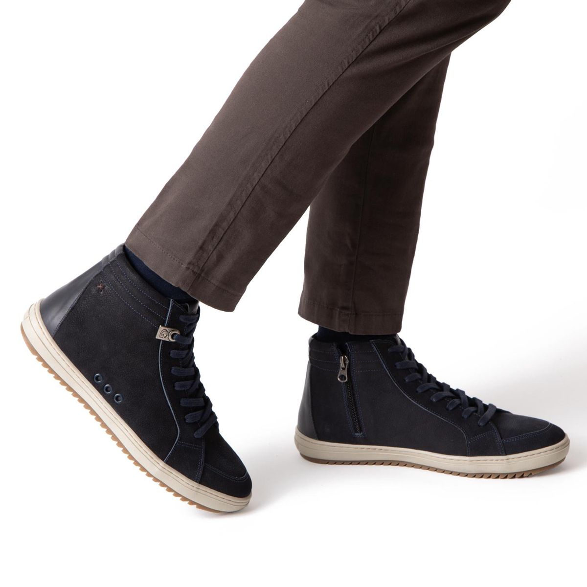 GUANTE - Zapatilla Caña Alta - Kansas - Guante - Marino