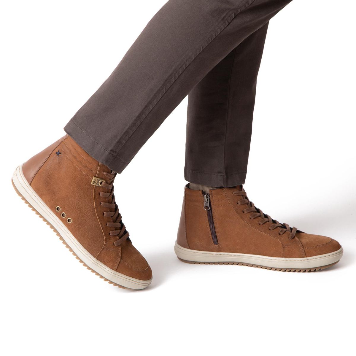 GUANTE - Zapatilla Caña Alta - Kansas - Guante - Chocolate