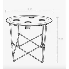 ATLAS - Mesa Plegable Camping