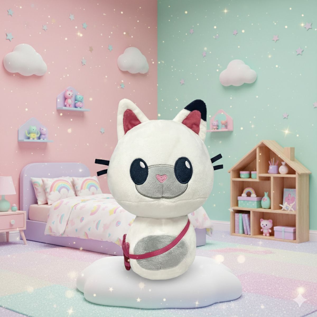 GABBYS DOLLHOUSE - Peluche Pandy Panda 25 cm - Gabby’s Dollhouse