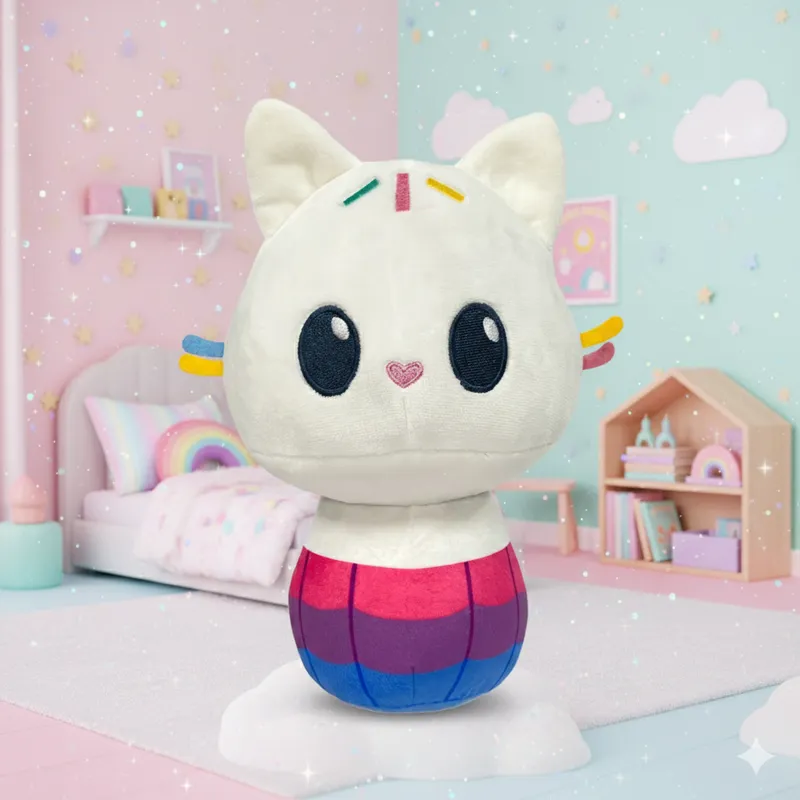 GABBYS DOLLHOUSE - Peluche Cakey Pastelito 25 cm – Gabby’s Dollhouse