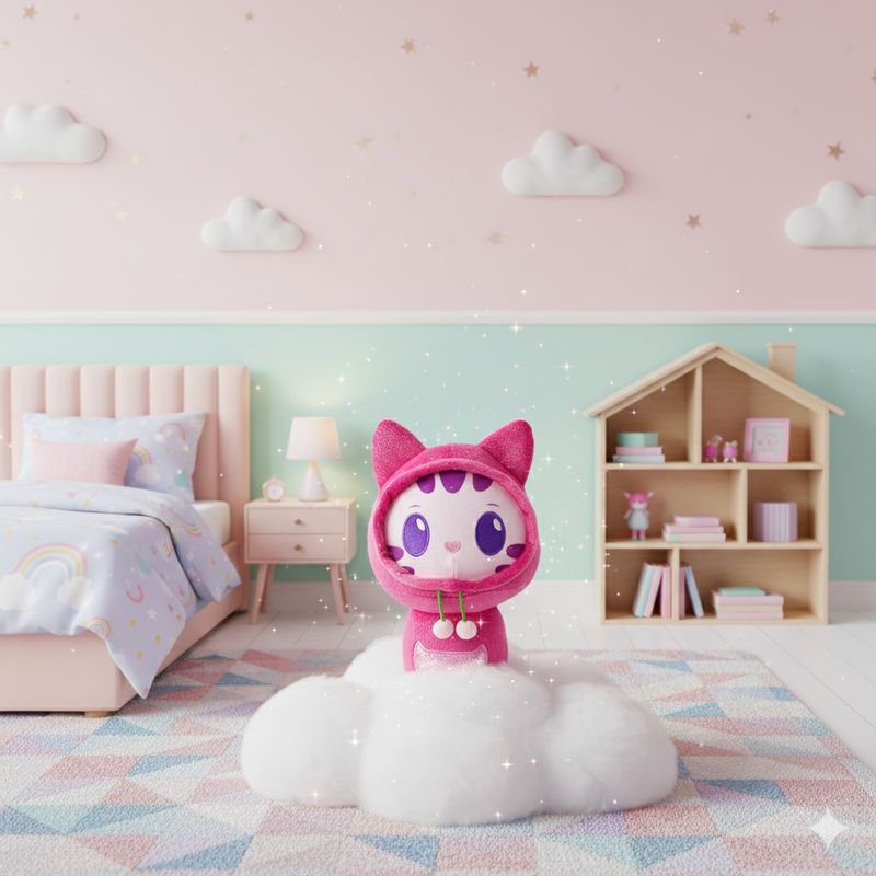 GABBYS DOLLHOUSE - Peluche DJ Gatuno 25 cm - Gabby’s Dollhouse