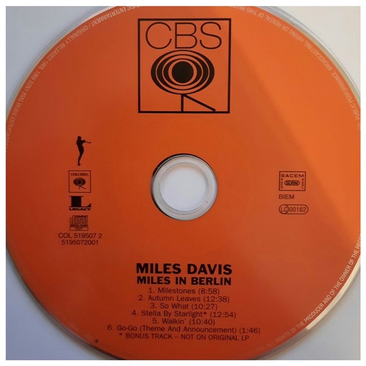 GENERICO - MILES DAVIS - MILES IN BERLIN / CD 