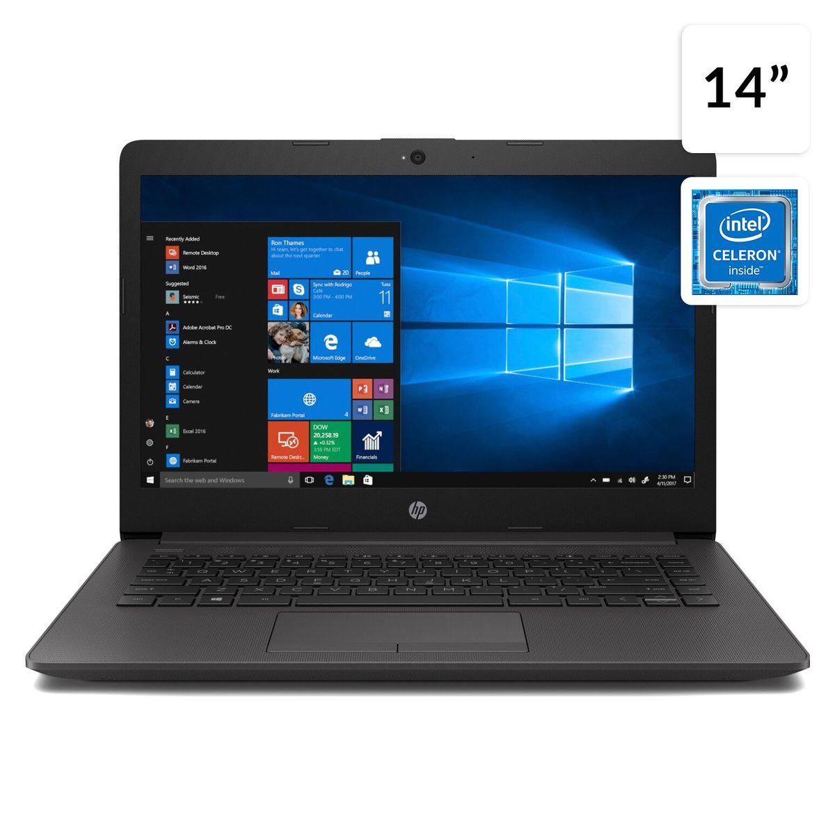 HP - NOTEBOOK HP 240 G7 CEL. N4000 8GB 500GB WIN10HOME