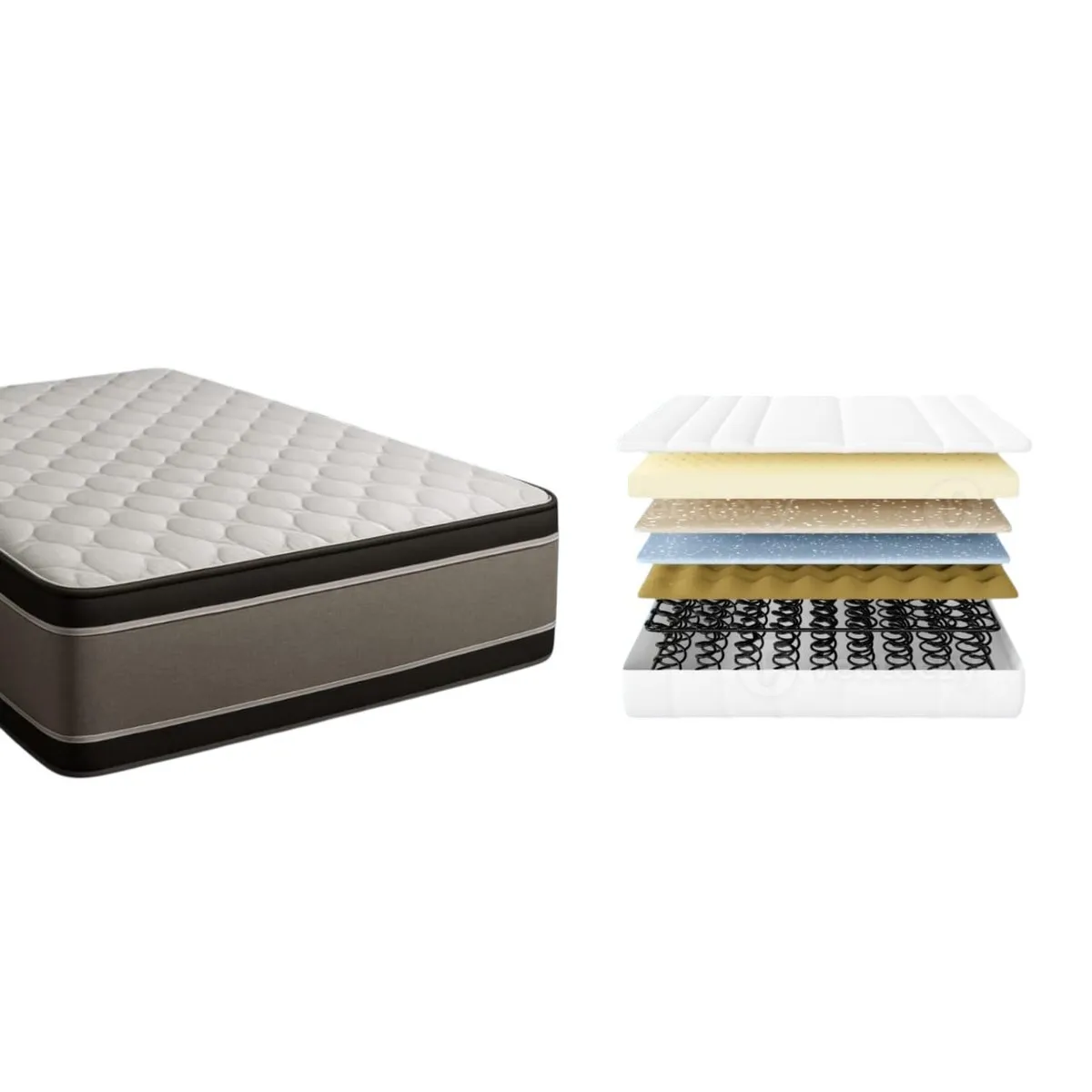 ALTERNATIVE - Colchón 2 Plazas Vitelio 30 Cm Grosor Comodidad Garantizada