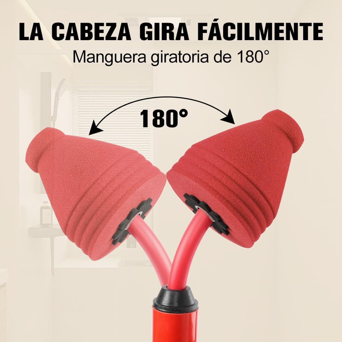 Sopapo Destapador Canerias Para Banos Alta Presion Drenaje, marca KUANGYE - Foto 3