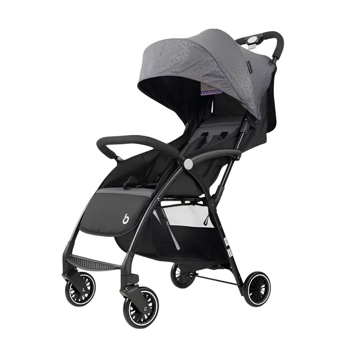 LUBABYCAS - Coche De Paseo Últra Compacto Liviano Viena Gris LuBabycas