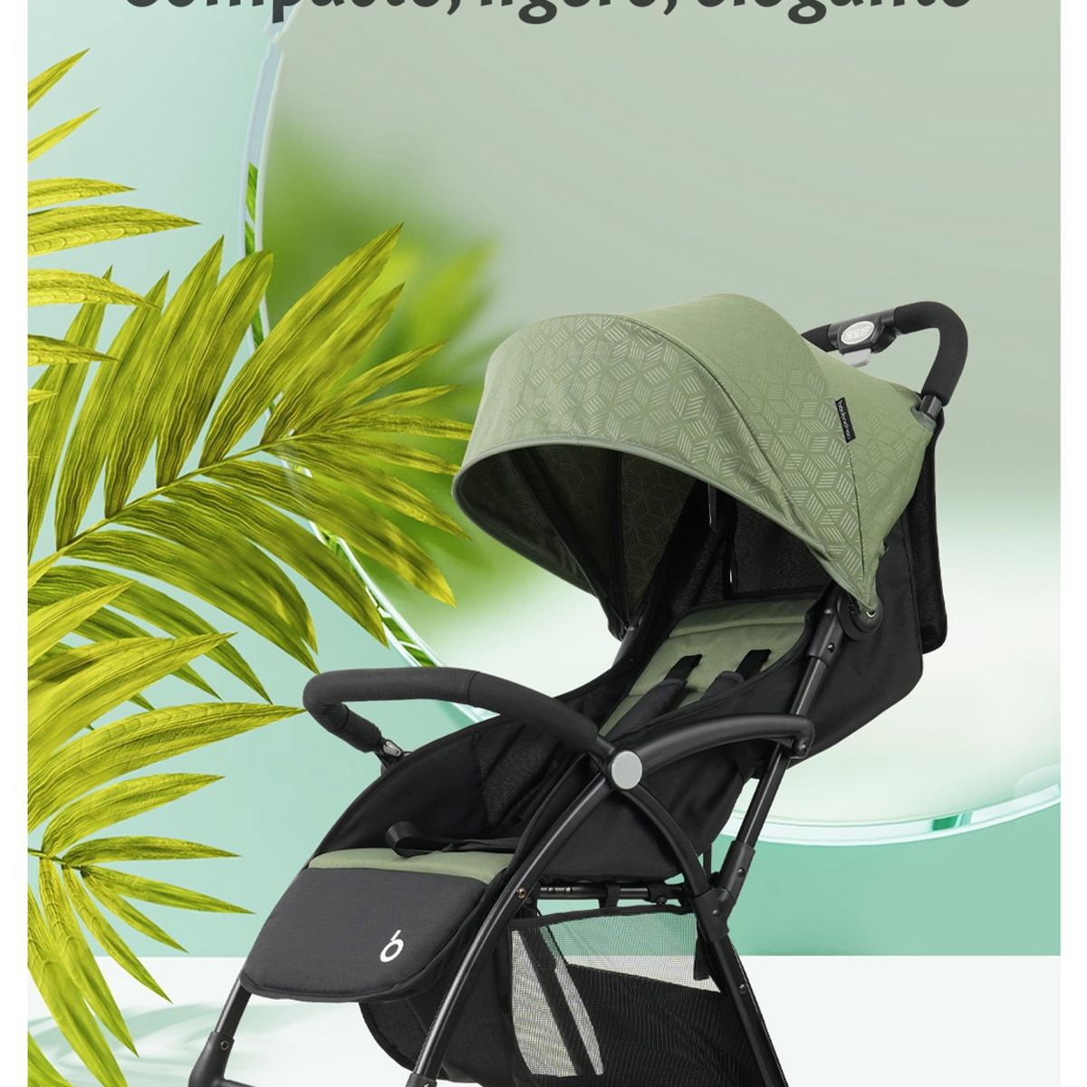 LUBABYCAS - Coche De Paseo Últra Compacto Liviano Viena Gris LuBabycas