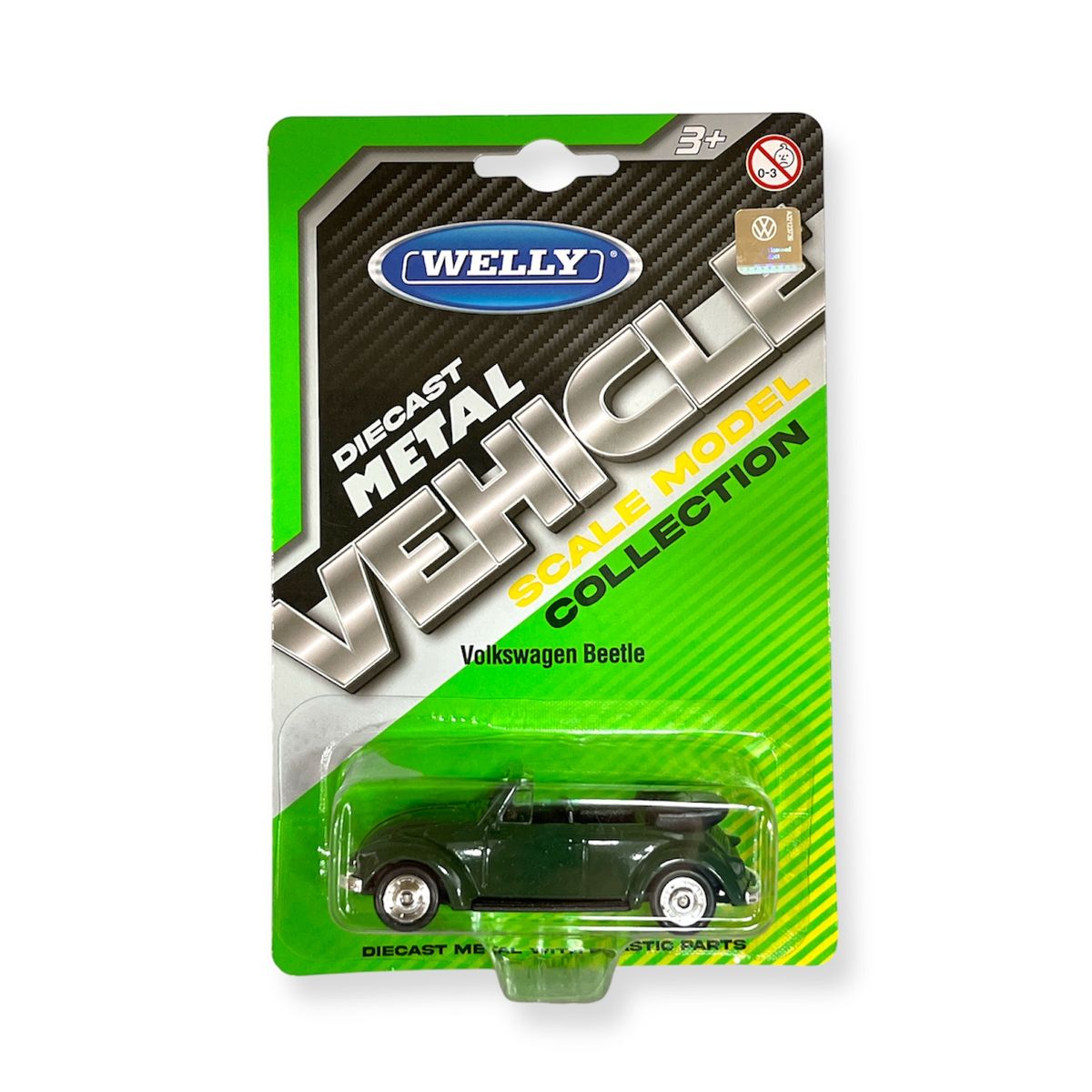 WELLY - Auto Volkswagen Beetle (Convertible) Escala 1:60 - Welly
