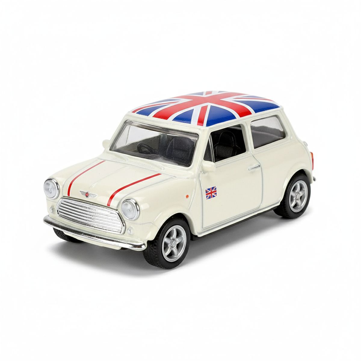 WELLY - Auto Mini Cooper 1300 (UK Flag) Escala 1:60 - Welly