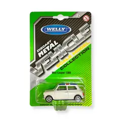 WELLY - Auto Mini Cooper 1300 (Uk Flag) - Escala 1:60