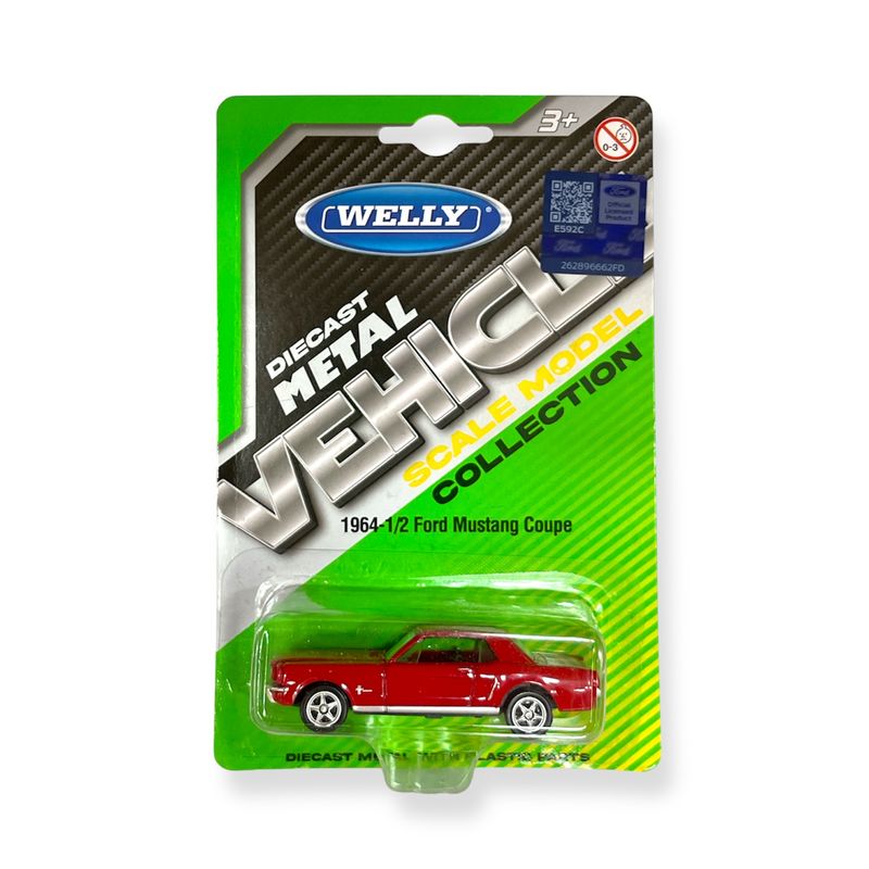 WELLY - Auto Ford Mustang Coupe 1964 Escala 1:60 - Welly