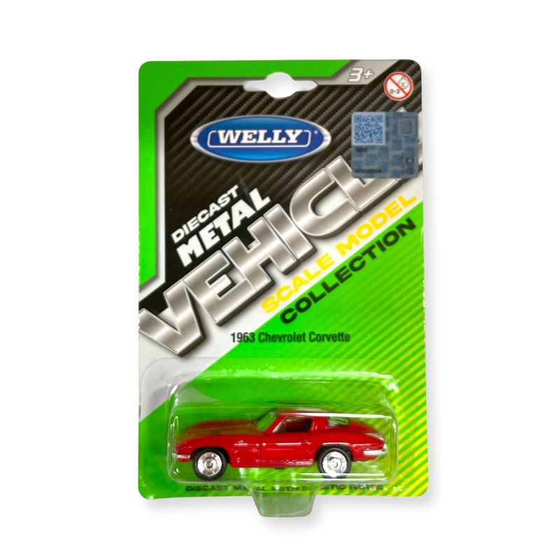 WELLY - Auto Chevrolet Corvette 1963 Escala 1:60 - Welly