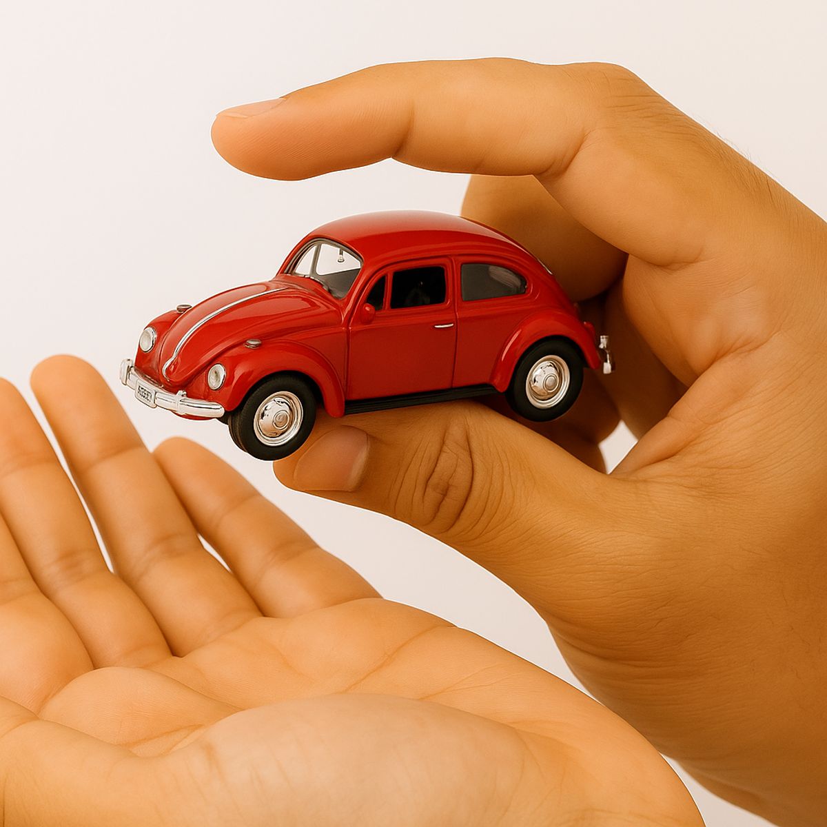 WELLY - Auto Volkswagen Beetle Escala 1:60 - Welly