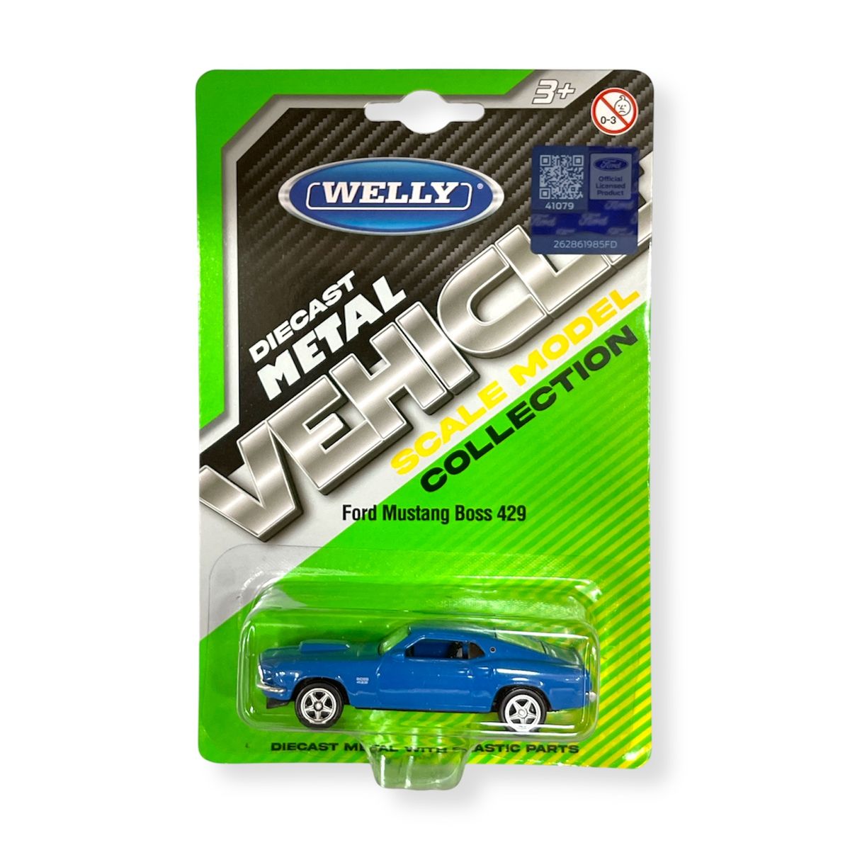 WELLY - Auto Ford Mustang Boss 429 1969 Escala 1:60 - Welly