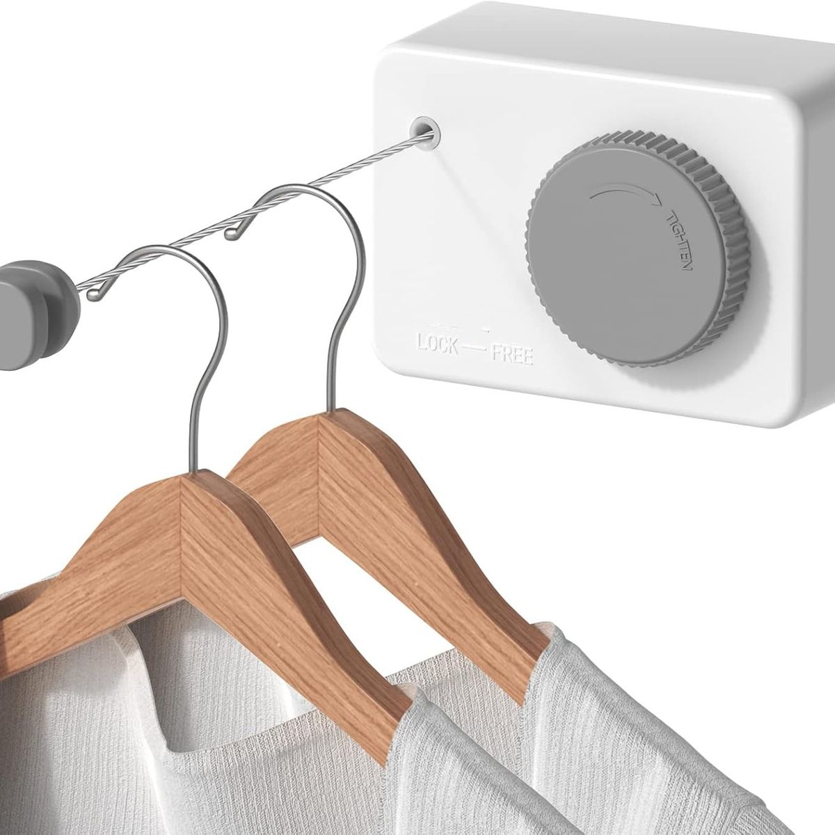 KUANGYE - Tendederos Plegables Tendedero Retráctil De Pared