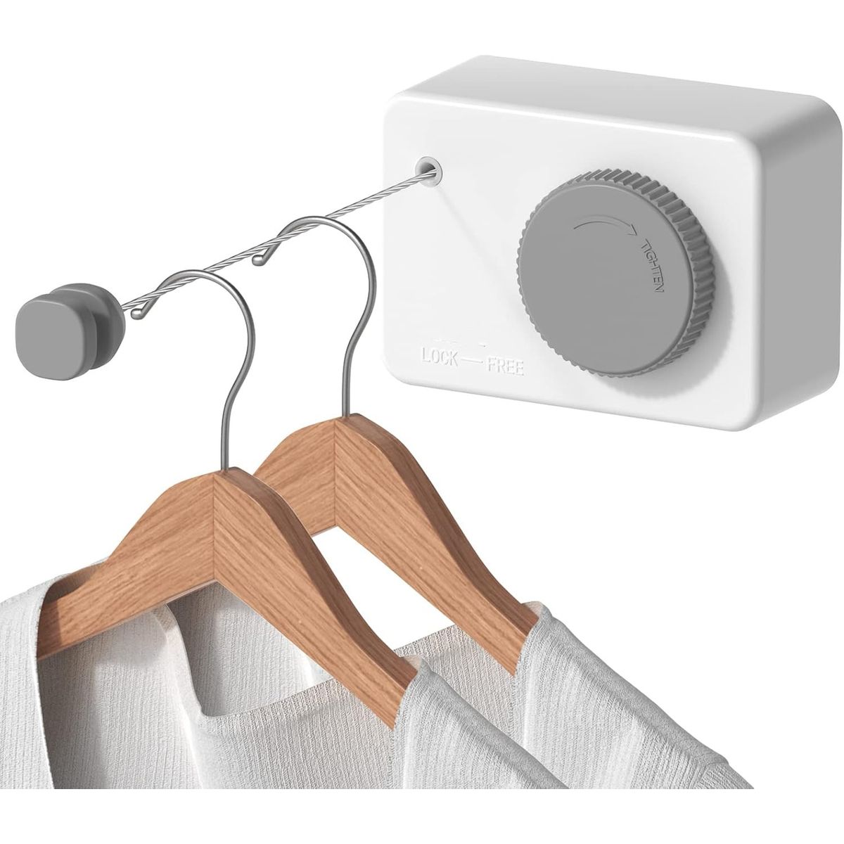 KUANGYE - Tendederos Plegables Tendedero Retráctil De Pared