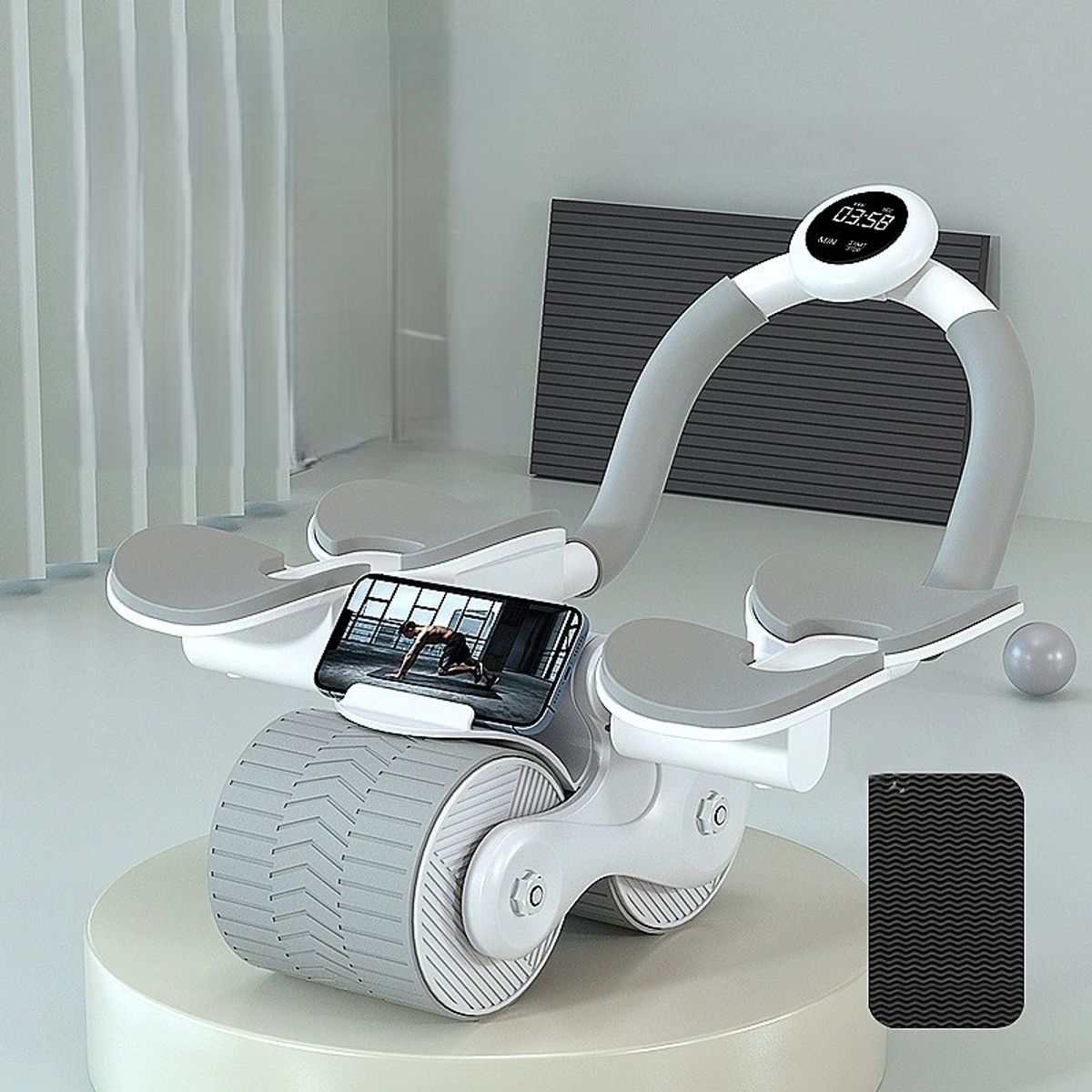 TATEE - Rueda abdominal de Rebote Soporte Codos con Soporte