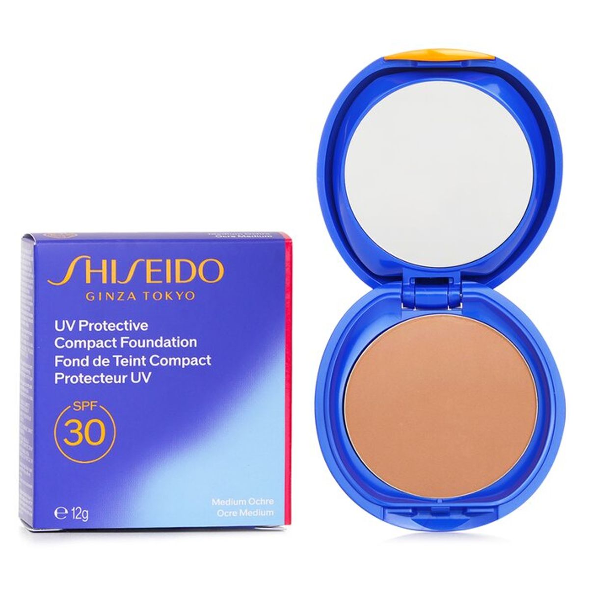 SHISEIDO - Base Compacta Protectora UV SP40 Estuche+Repuesto 12g Shiseido