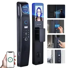 VERCI - Cerradura Inteligente Con Camara Wifi Tuya Versión Español