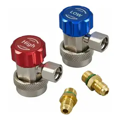 GENERICO - Adaptador Acoples Rápido R134a Aire Acondicionado Automotriz