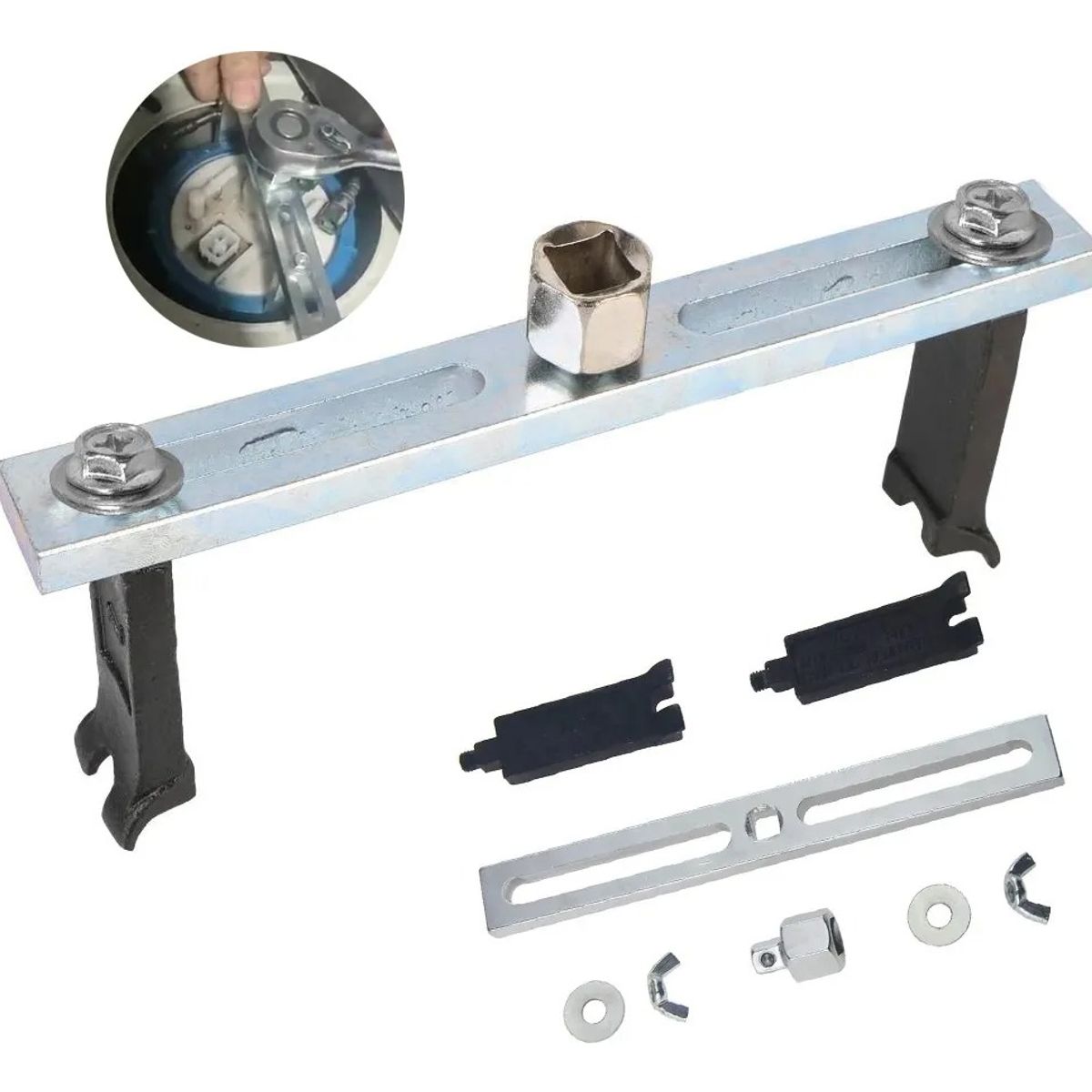 GENERICO - Llave Extractor Tapa Tanque Bomba De Gasolina Profesional