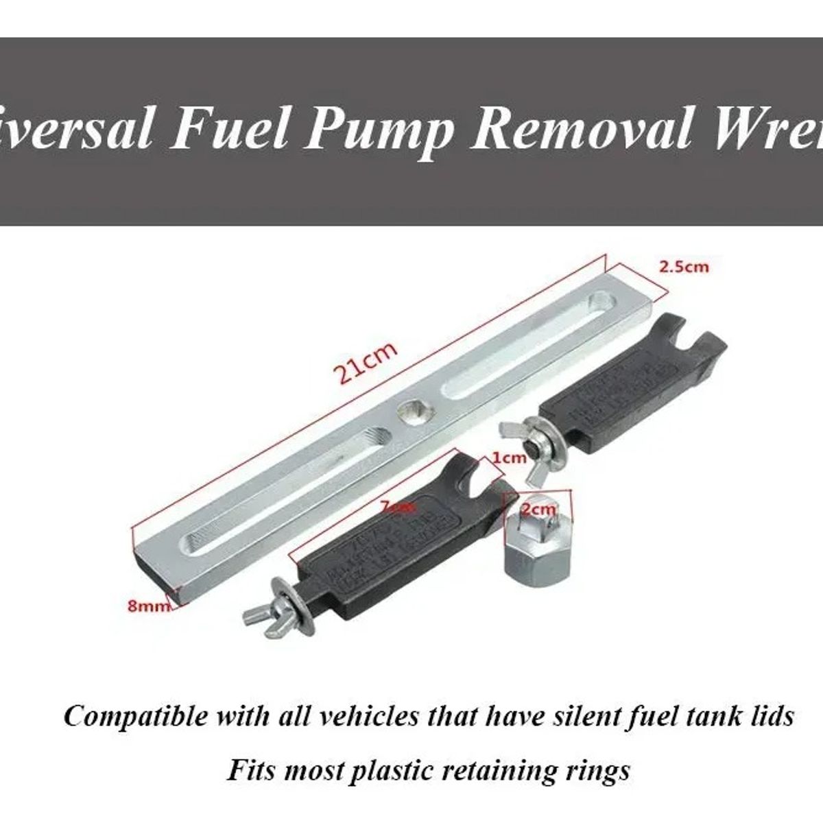 GENERICO - Llave Extractor Tapa Tanque Bomba De Gasolina Profesional