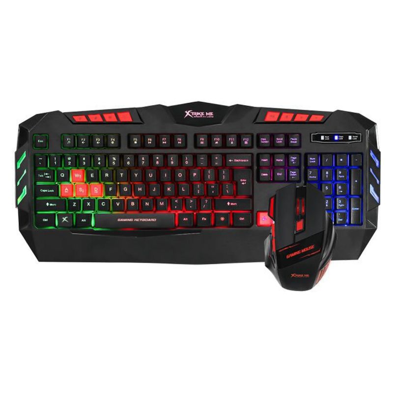 XTRIKE ME - Kit Gamer Teclado y Mouse Xtrike Me MK-803KIT