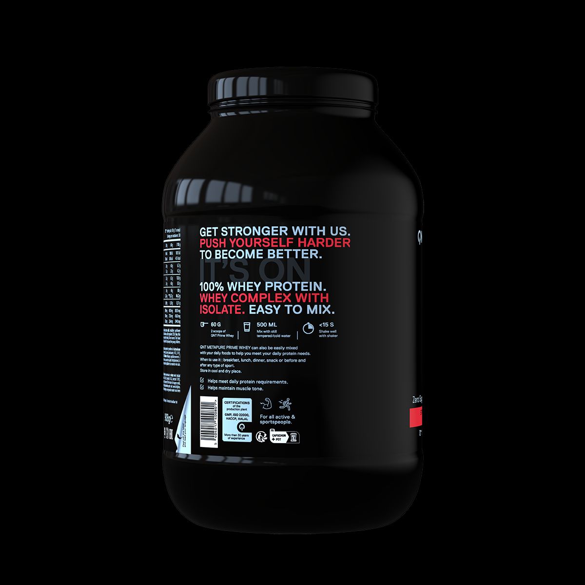 QNT - Proteina Metapure Prime Whey 908gr Frutilla QNT